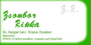 zsombor ripka business card